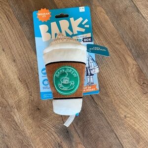 Bark New With Tags Bark Brew Coffee Cup Dog Toy